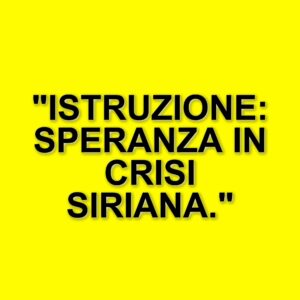 Un cortometraggio animato per raccontare la crisi siriana e il potere dell'istruzione