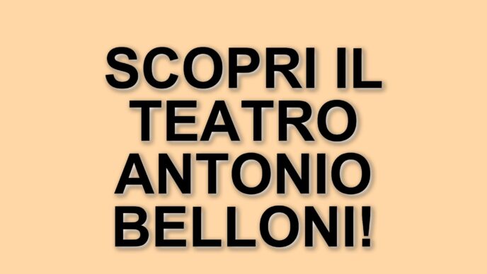 Un gioiello della lirica: il teatro Antonio Belloni di Barlassina apre le porte al pubblico