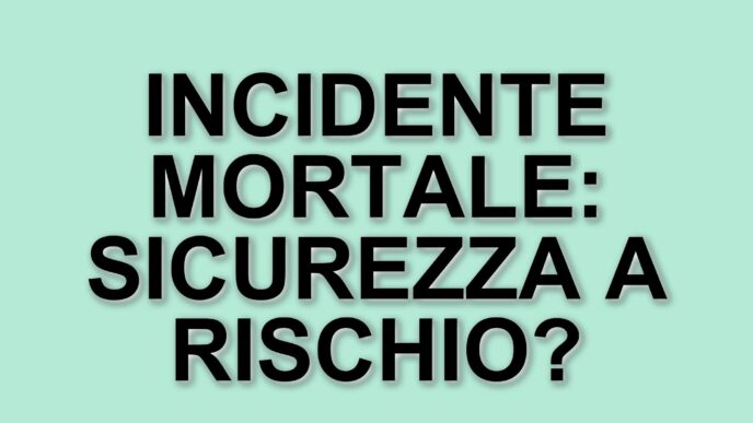 Tragico incidente sull'A1: operaio di 38 anni perde la vita investito da un mezzo pesante