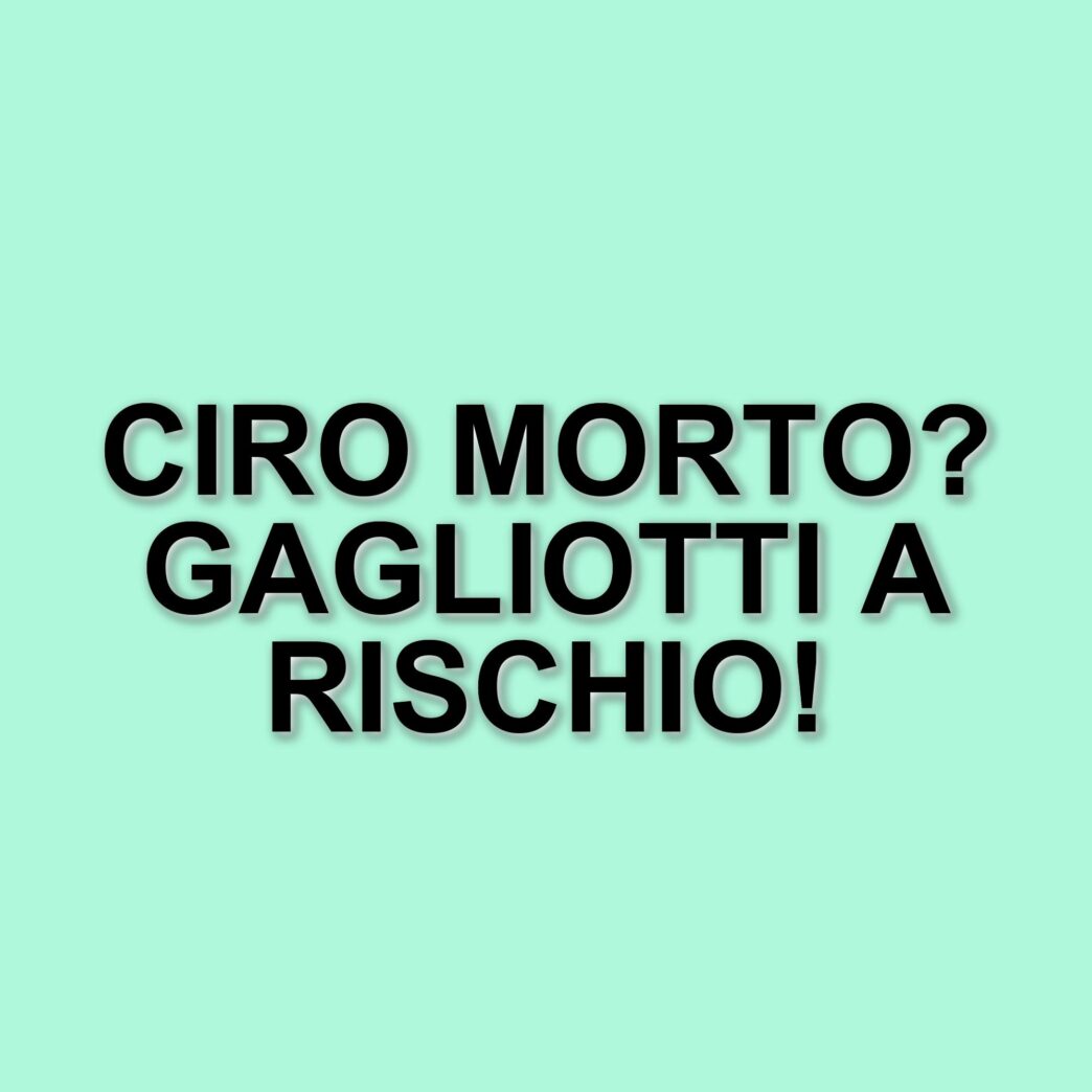 Un posto al sole: la morte di Ciro segna un cambiamento drammatico per i Gagliotti