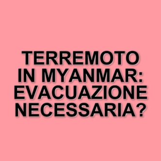 Terremoto di magnitudo 7.7 colpisce il Myanmar: scossa avvertita anche in Thailandia