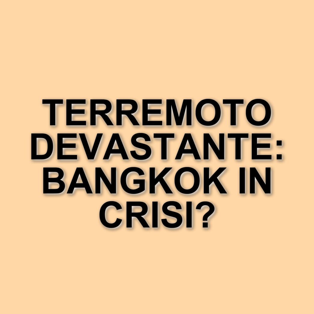 Terremoto devasta il Sud-est asiatico: crollo di un grattacielo a Bangkok e operai intrappolati