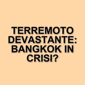 Terremoto devasta il Sud-est asiatico: crollo di un grattacielo a Bangkok e operai intrappolati