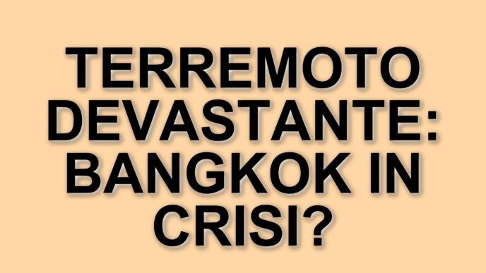 Terremoto devasta il Sud-est asiatico: crollo di un grattacielo a Bangkok e operai intrappolati