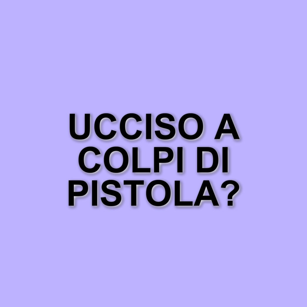Omicidio ad Anzio: un 37enne ucciso a colpi di pistola in pieno giorno