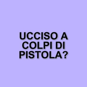 Omicidio ad Anzio: un 37enne ucciso a colpi di pistola in pieno giorno