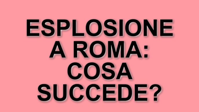 Esplosione a Roma: crolla palazzina in via Vitellia, ferito un turista scozzese