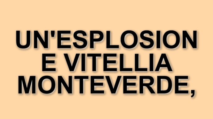 Esplosione a Monteverde: indagini in corso dopo il crollo di una palazzina e il ferimento di un turista