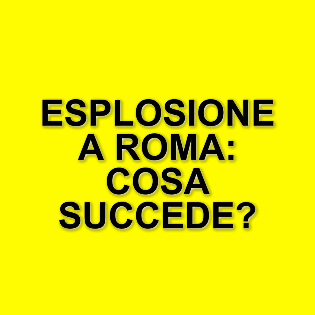 Esplosione a Roma: crolla palazzina e Roberto Saviano rivela di averla lasciata da poco
