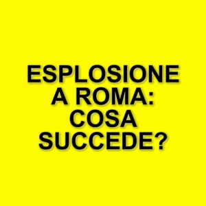Esplosione a Roma: crolla palazzina e Roberto Saviano rivela di averla lasciata da poco