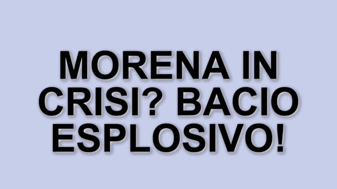 Uomini e Donne: Morena in crisi dopo il bacio di Damiano con Gloria