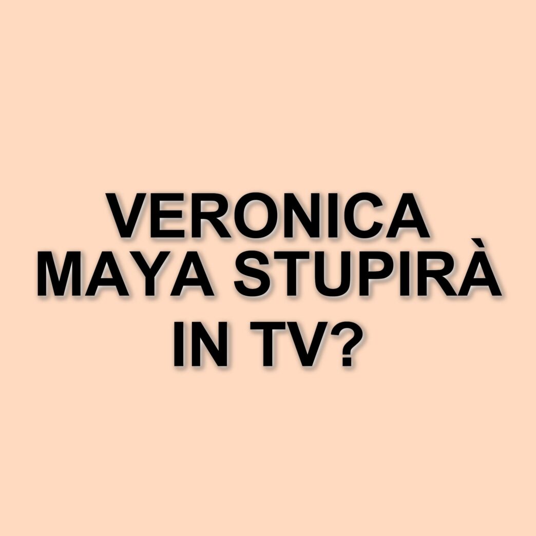 Veronica Maya torna in tv con "Ne vedremo delle belle": il talent show di Carlo Conti