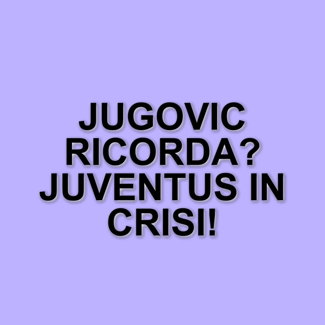 Vladimir Jugovic: il ricordo dei tempi d'oro della Juventus e le sfide attuali della squadra