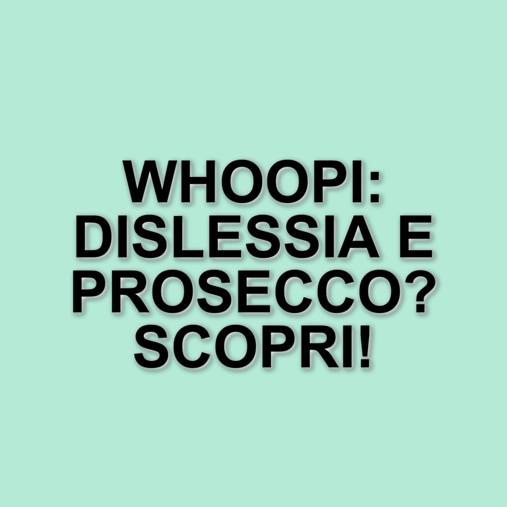 Whoopi Goldberg racconta la sua vita tra famiglia, dislessia e passione per il Prosecco