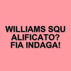Williams in pericolo di squalifica al GP della Cina: la FIA indaga sulla mancata consegna dei video