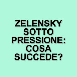 Zelensky avverte: l'accordo con gli Stati Uniti sulle terre rare è cruciale per l'Ucraina