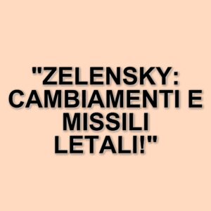 Zelensky cambia il Capo di Stato Maggiore e presenta il missile Long Neptune: la situazione in Ucraina