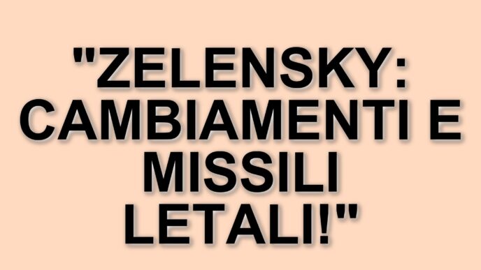 Zelensky cambia il Capo di Stato Maggiore e presenta il missile Long Neptune: la situazione in Ucraina