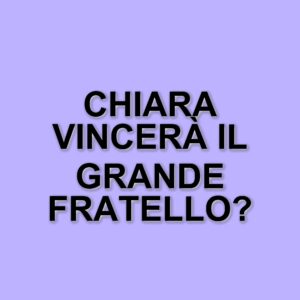 Conversazione cruciale al Grande Fratello: Zeudi prevede il futuro di Chiara prima della finale
