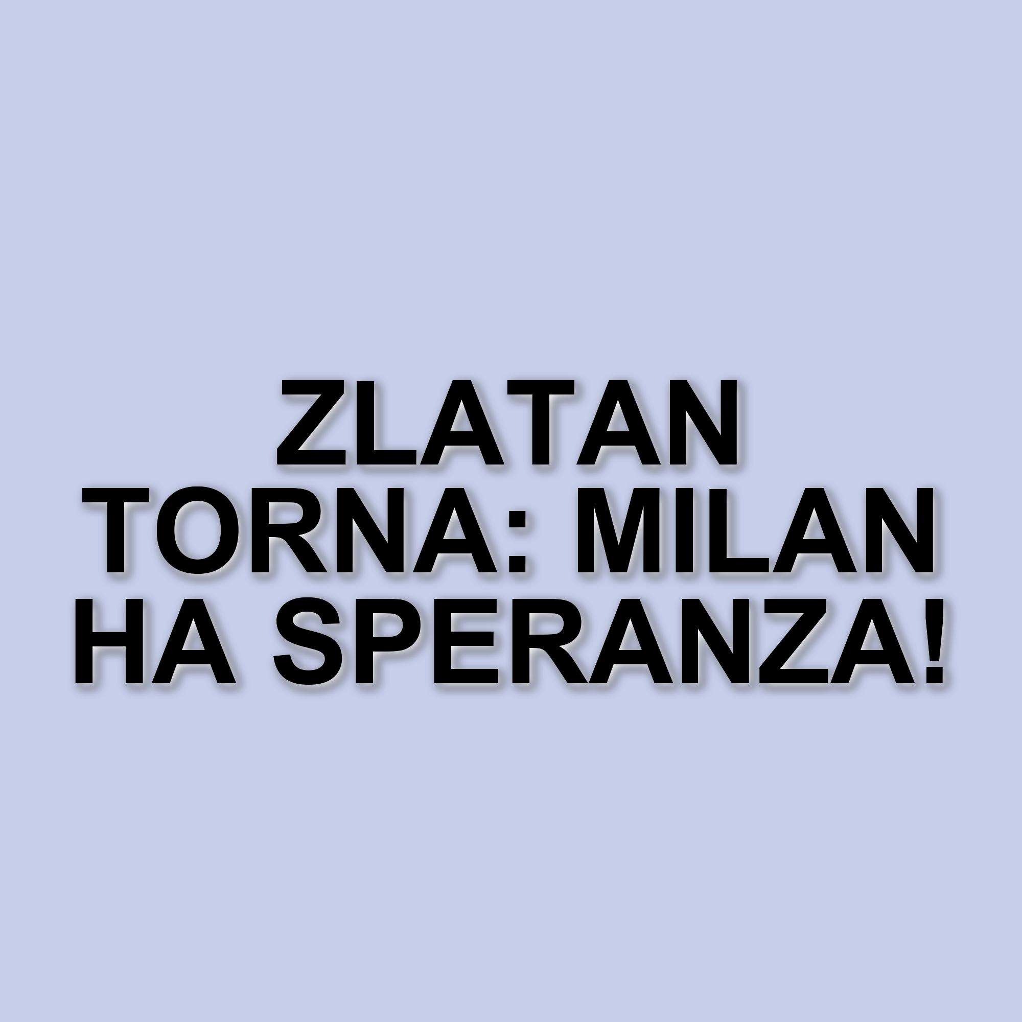Zlatan Ibrahimovic pronto a tornare in campo dopo un'assenza di tre settimane
