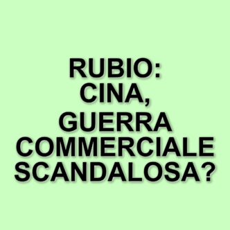 Mercati globali in crisi: l'intervento di Marco Rubio a Bruxelles e le tensioni commerciali