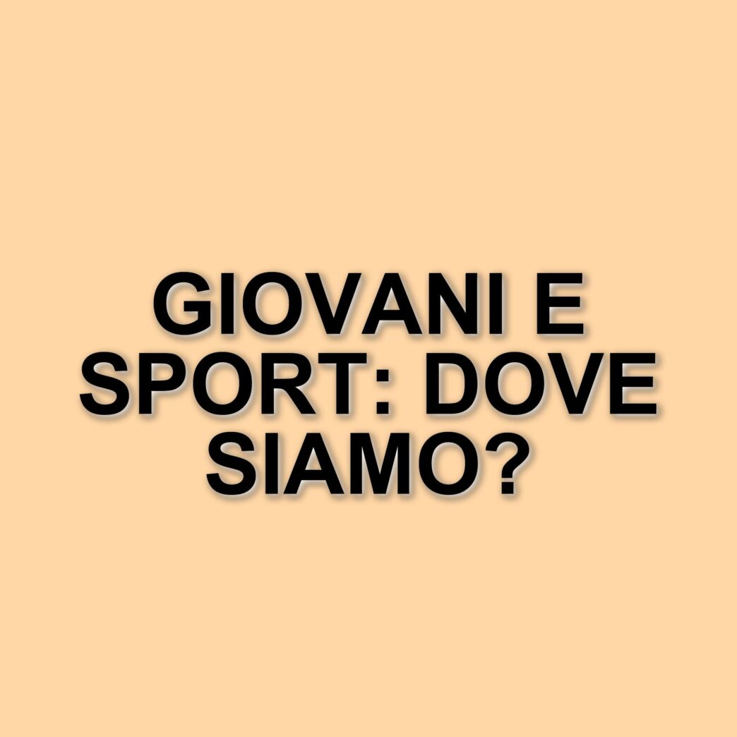 La salute dei giovani in Italia: dati allarmanti e iniziative per un futuro migliore