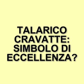 Talarico Cravatte celebra 25 anni di eccellenza con un francobollo dedicato