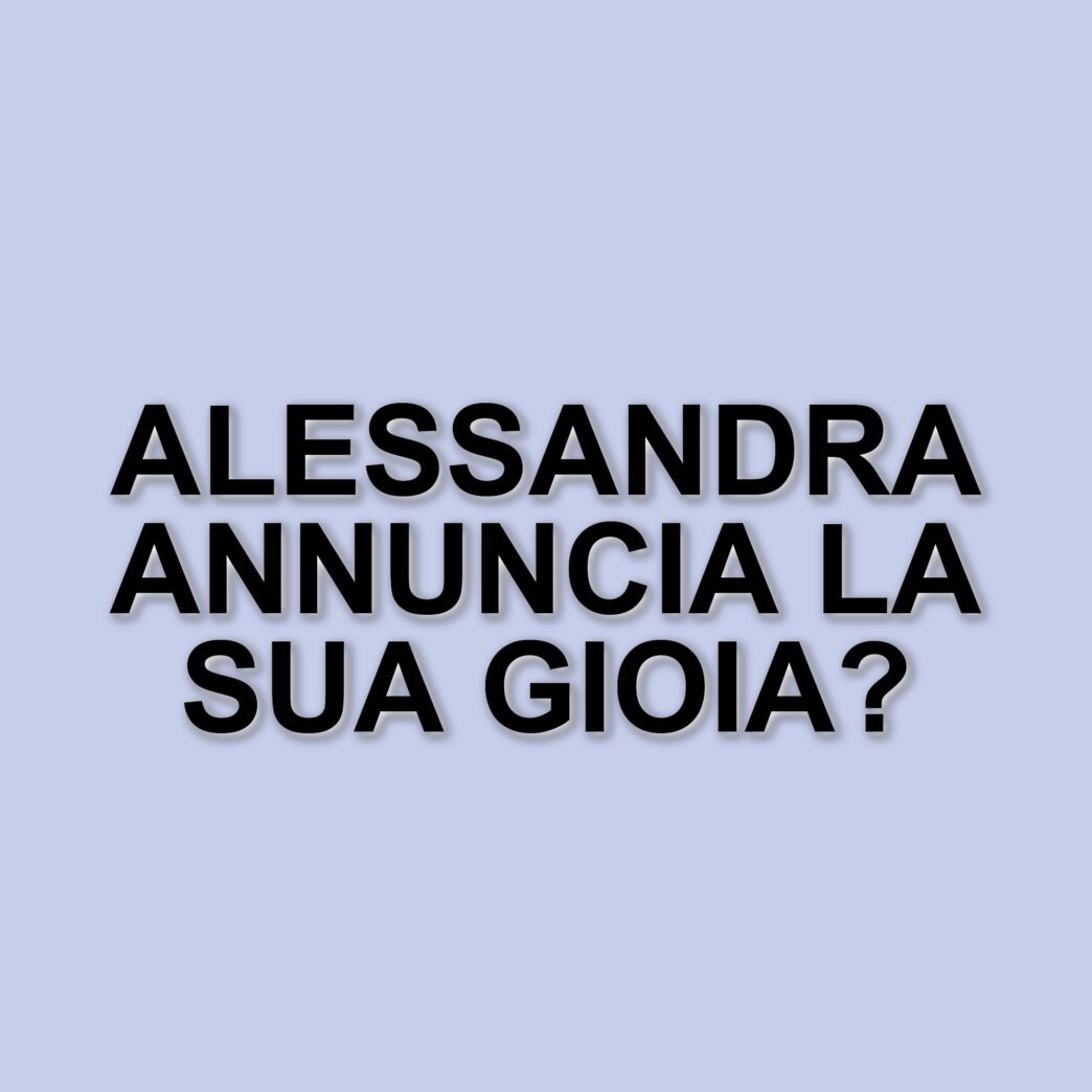 Alessandra Amoroso annuncia la gravidanza: la cantante pugliese diventerà mamma a 39 anni