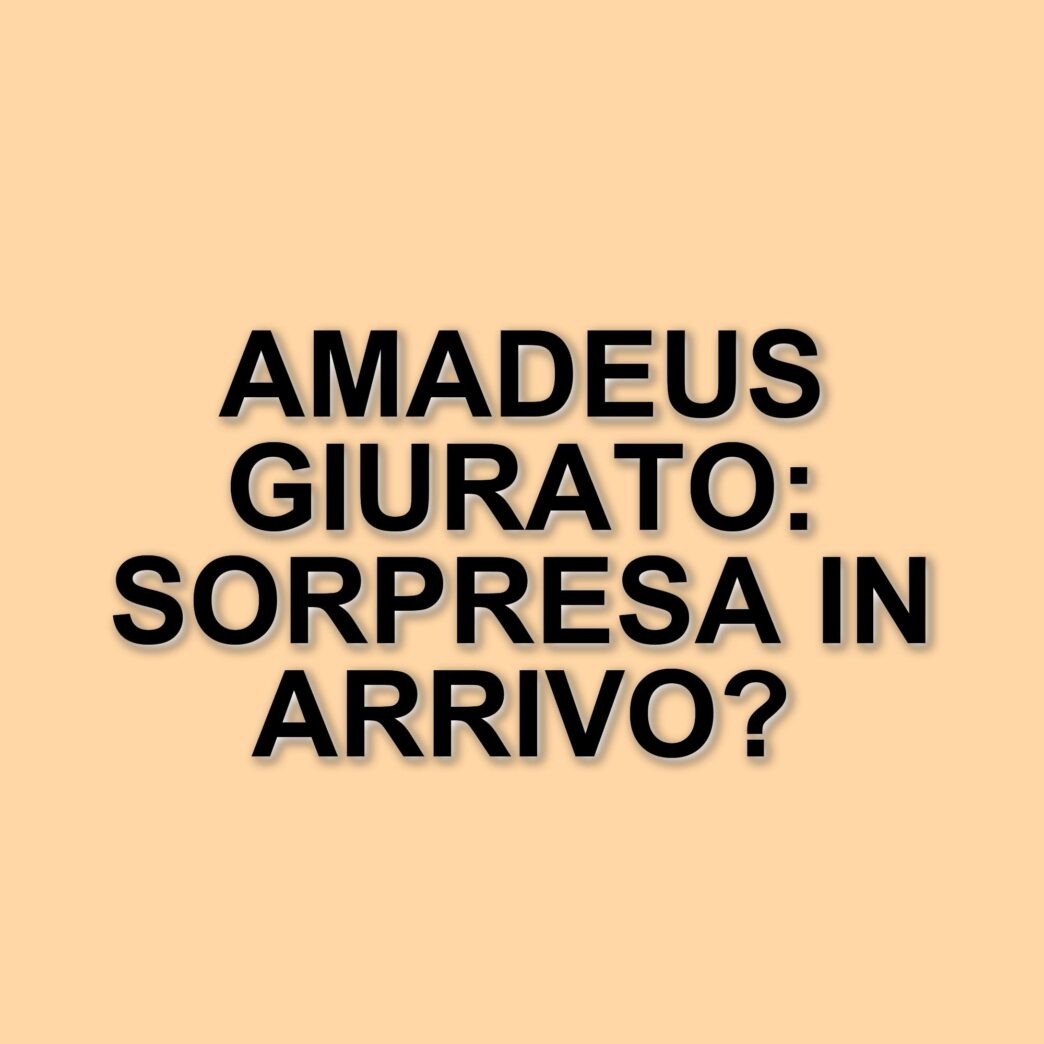 Amadeus: Un nuovo capitolo professionale e i suoi guadagni a "Amici" nel 2025