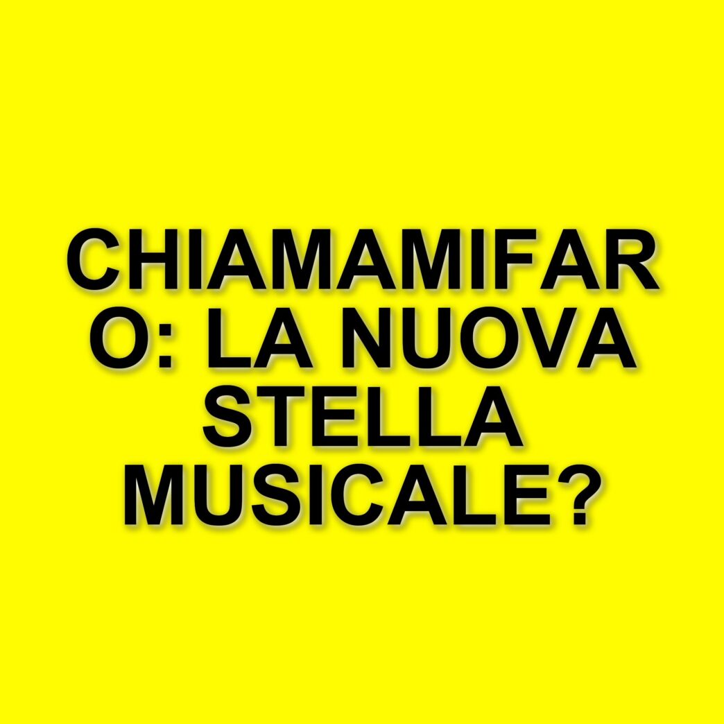 Chiamamifaro: La giovane artista che brilla nel talent show Amici di Maria De Filippi