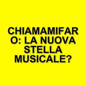Chiamamifaro: La giovane artista che brilla nel talent show Amici di Maria De Filippi