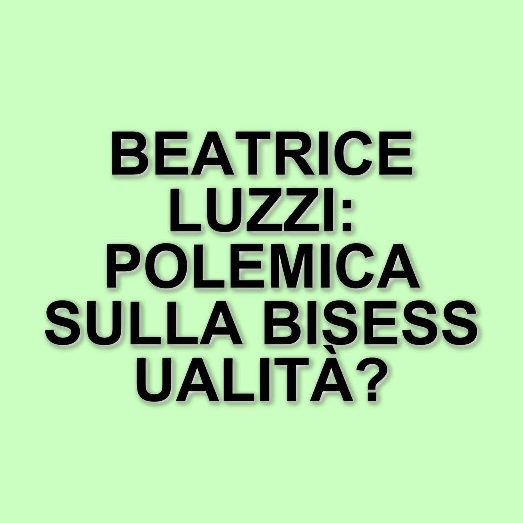 Beatrice Luzzi critica il Grande Fratello: polemiche e difese nel reality show