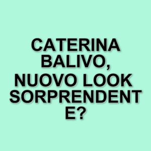 Caterina Balivo sorprende i fan con un audace cambio di look: capelli rosso ciliegia