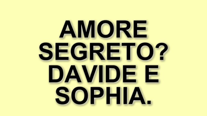 Davide Bonolis e Sophia Berto: il mistero del loro amore continua a intrigare i fan
