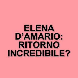 Elena D’Amario: La Battaglia Contro L’Infortunio e Il Ritorno alla Danza