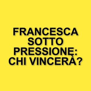 Francesca Bosco affronta una nuova sfida ad Amici 24: tensioni e crisi in casetta