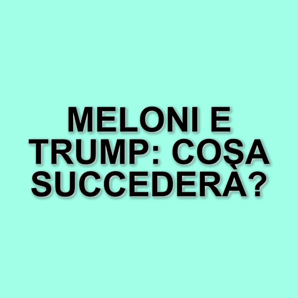 L'italia sovranista in visita alla casa bianca: meloni tra critiche e opportunità
