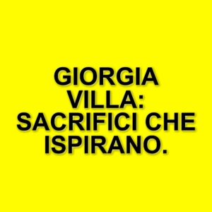 Giorgia Villa racconta la sua difficile adolescenza tra sport e sacrifici a The Couple