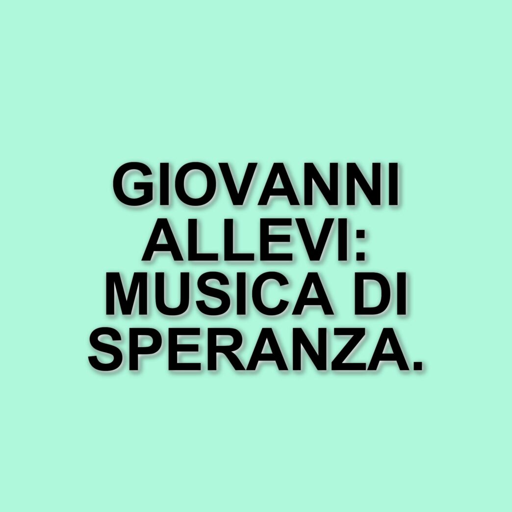 Giovanni Allevi torna sul palco con il tour "Musica dell’Anima": un viaggio tra dolore e rinascita