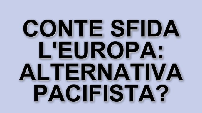 Giuseppe Conte lancia la sfida pacifista: il M5S contro il riarmo europeo e il governo Meloni
