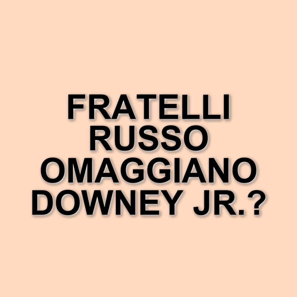 Avengers: Doomsday: Set in costruzione e auguri a Robert Downey Jr.