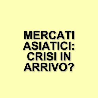 Mercati asiatici in crisi: il peso dei dazi di Trump sulla guerra commerciale