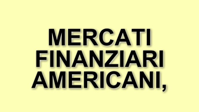 I mercati americani tentano un recupero dopo i crolli legati ai dazi di Trump