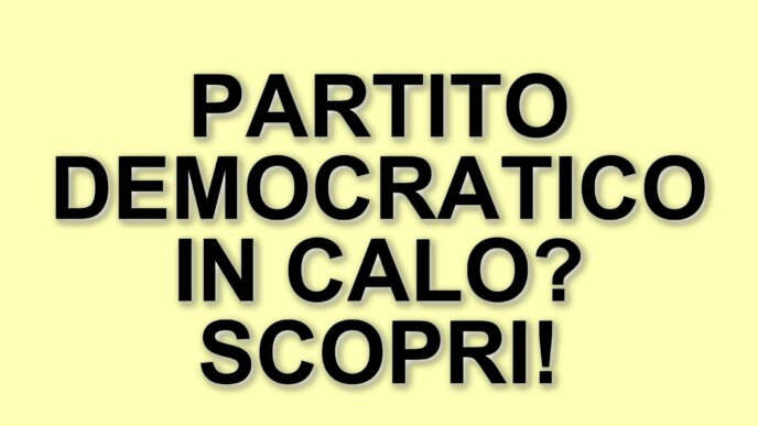 Politica italiana in crisi: i sondaggi di YouTrend rivelano un calo per il PD e un congelamento generale