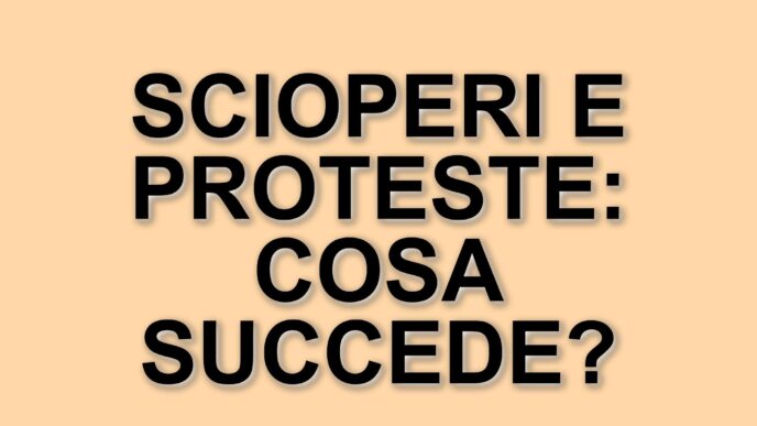 Weekend Di Scioperi In Italia: Disagi Previsti Nei Trasporti E Nei Servizi Pubblici