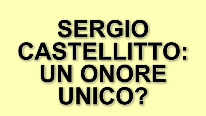 Sergio Castellitto riceve la laurea honoris causa: un riconoscimento per la cultura e l’arte