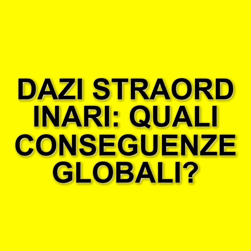 Trump introduce super dazi al 104% contro la Cina e avvia negoziati con altri paesi