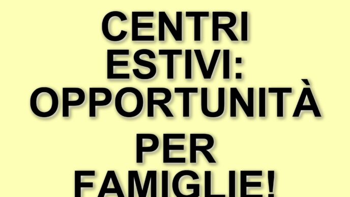 60 milioni di euro per centri estivi: un'opportunità per i minori in Italia