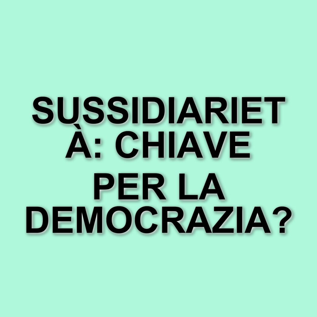 Sergio Mattarella: La democrazia sotto pressione e il ruolo della sussidiarietà