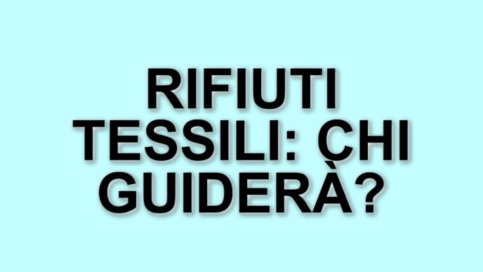 Consultazione Pubblica Sul Decreto Ministeriale Per La Gestione Dei Rifiuti Tessili: Le Aspettative Di Erion Textiles